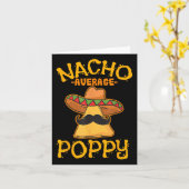 Nacho Gemiddeld Poppy Vader Papa Papa De Cinco Kaart (Gele Bloem)