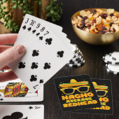 Nacho Gemiddeld Roodharig Haar Mexicaans Cinco De  Pokerkaarten (Insitu)