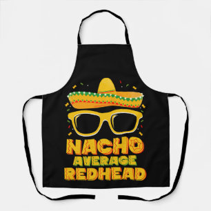 Nacho Gemiddeld Roodharig Haar Mexicaans Cinco De Schort