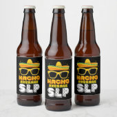 Nacho Gemiddeld SLP Spraak Taal Patholoog Bier Etiket (Flessen)