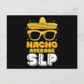 Nacho Gemiddeld SLP Spraak Taal Patholoog Briefkaart (Voorkant)