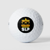 Nacho Gemiddeld SLP Spraak Taal Patholoog Golfballen (Voorkant)