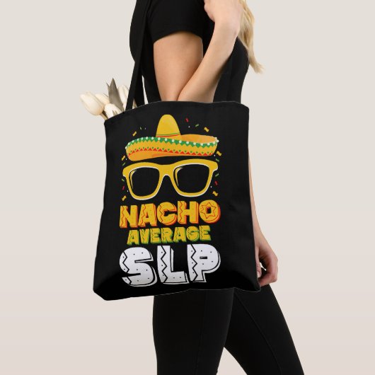 Nacho Gemiddeld SLP Spraak Taal Patholoog Tote Bag (Dichtbij)