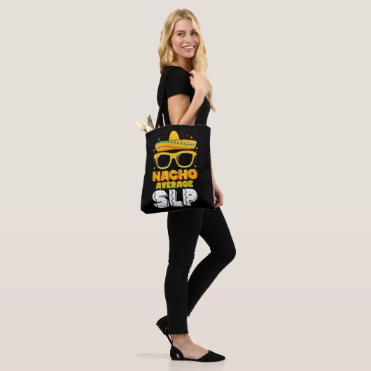 Nacho Gemiddeld SLP Spraak Taal Patholoog Tote Bag (Op model)
