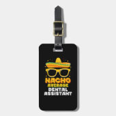 Nacho Gemiddeld tandassistent Cinco de Mayo Bagagelabel (Voorkant verticaal)