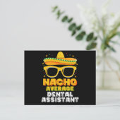 Nacho Gemiddeld tandassistent Cinco de Mayo Briefkaart (Staand voorkant)