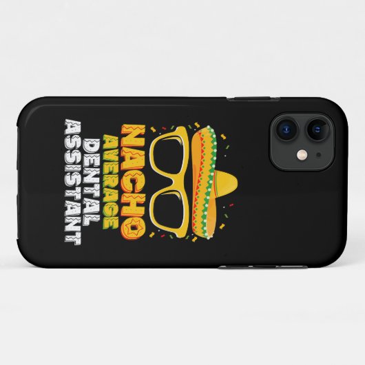 Nacho Gemiddeld tandassistent Cinco de Mayo Case-Mate iPhone Case (Achterkant (horizontaal))