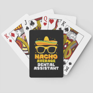 Nacho Gemiddeld tandassistent Cinco de Mayo Pokerkaarten