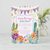 Nacho Gemiddeld Vrijgezellenfeest Laatste Fiesta Kaart (Staand voorkant)