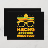 Nacho Gemiddeld Worstelaar Wrestling Cinco de Mayo Briefkaart (Voorkant / Achterkant)