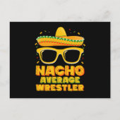 Nacho Gemiddeld Worstelaar Wrestling Cinco de Mayo Briefkaart (Voorkant)