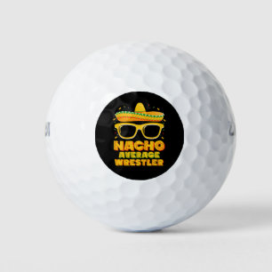 Nacho Gemiddeld Worstelaar Wrestling Cinco de Mayo Golfballen