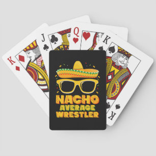 Nacho Gemiddeld Worstelaar Wrestling Cinco de Mayo Pokerkaarten