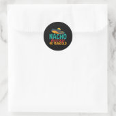 Nacho gemiddelde 40 jaar oude Cinco de Mayo 40th B Ronde Sticker (Tas)