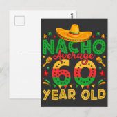 Nacho Gemiddelde 60 jaar oude Cinco de Mayo Briefkaart (Voorkant / Achterkant)