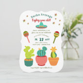 Nacho Gemiddelde 80-jarige! Fiesta 80th Birthday Kaart (Staand voorkant)