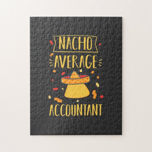 Nacho Gemiddelde accountant Legpuzzel (Verticaal)