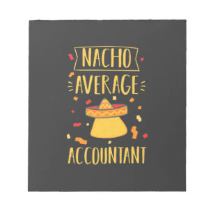 Nacho Gemiddelde accountant Notitieblok