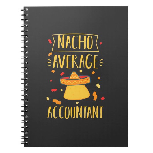 Nacho Gemiddelde accountant Notitieboek (Voorkant)
