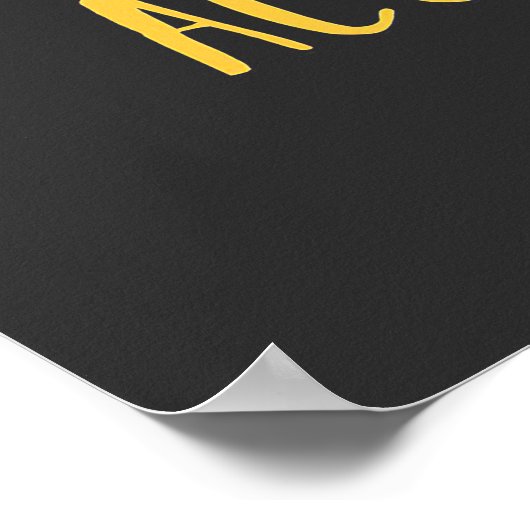 Nacho Gemiddelde accountant Poster (Hoek)