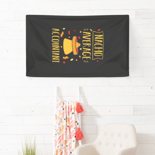 Nacho Gemiddelde accountant Spandoek (Insitu)