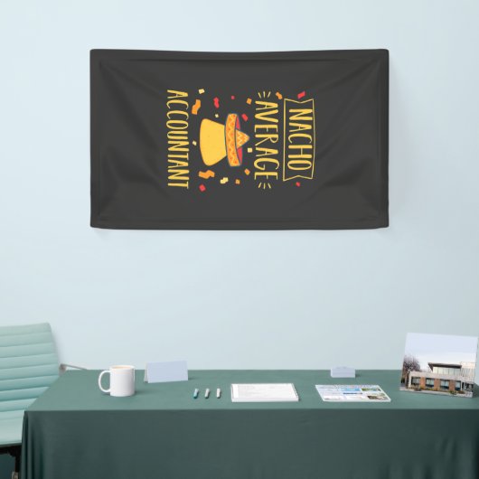 Nacho Gemiddelde accountant Spandoek (Beurs)