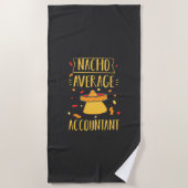 Nacho Gemiddelde accountant Strandlaken (Voorkant)