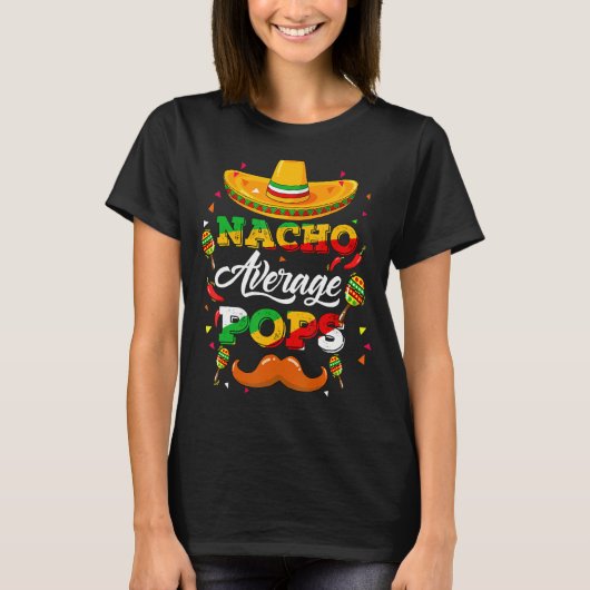 Nacho Gemiddelde adviseur Poppen Cinco de Mayo Fun T-shirt (Voorkant)