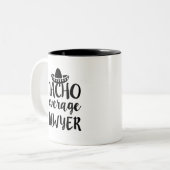 Nacho gemiddelde advocaat mok grappige kantoor (Voorkant links)