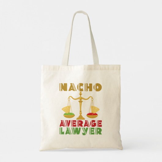 Nacho Gemiddelde advocaat Tote Bag (Achterkant)
