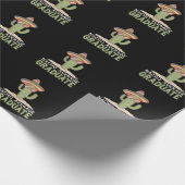 Nacho Gemiddelde Afgestudeerde Cactus Afstudeerfee Cadeaupapier (Hoek)