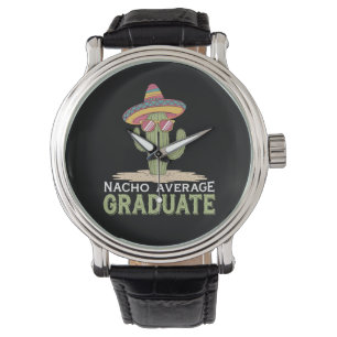 Nacho Gemiddelde Afgestudeerde Cactus Afstudeerfee Horloge