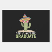 Nacho Gemiddelde Afgestudeerde Cactus Afstudeerfee Inpakpapier Vel (Voorkant)
