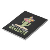 Nacho Gemiddelde Afgestudeerde Cactus Afstudeerfee Notitieblok (Linkerzijde)