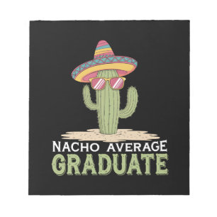 Nacho Gemiddelde Afgestudeerde Cactus Afstudeerfee Notitieblok