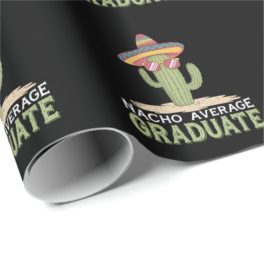 Nacho Gemiddelde Afstuderen Cactus Afstuderen Mexi Cadeaupapier (Rol Hoek)