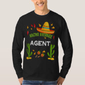 Nacho Gemiddelde Agent Cinco De Mayo T-shirt (Voorkant)