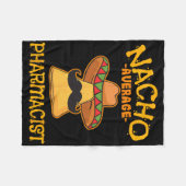 Nacho Gemiddelde apotheker Mexicaans Cinco de Mayo Fleece Deken (Voorkant (Horizontaal))
