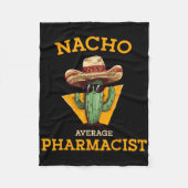 Nacho Gemiddelde Apotheker Mexicaanse Cinco de May Fleece Deken (Voorkant)