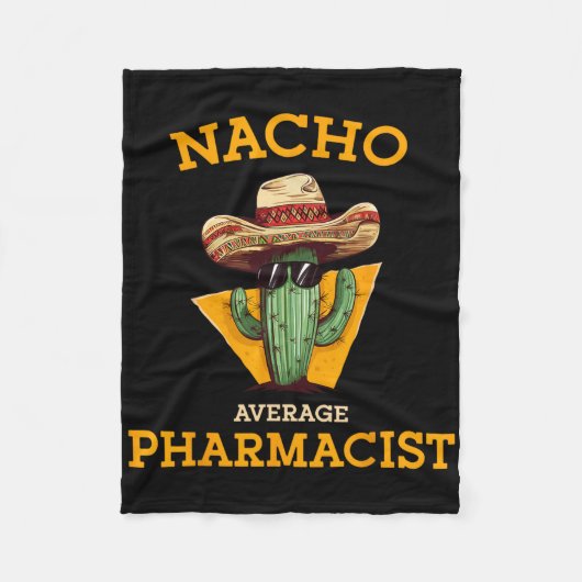 Nacho Gemiddelde Apotheker Mexicaanse Cinco de May Fleece Deken (Voorkant)