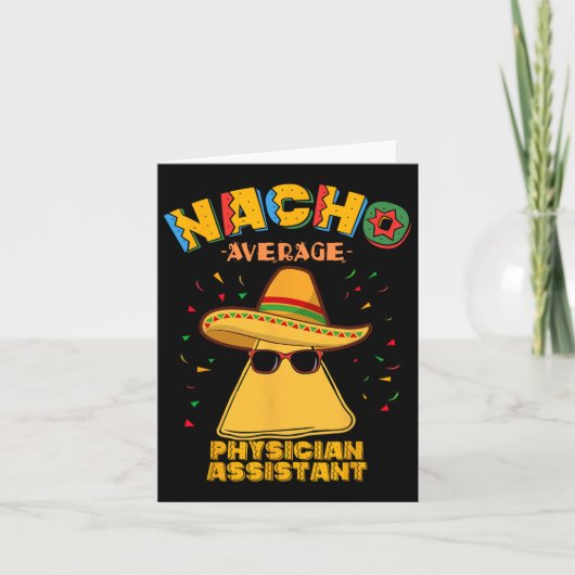 Nacho gemiddelde arts Instant Cinco de Mayo Kaart (Voorkant)