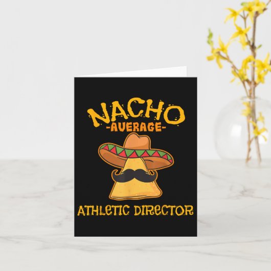 Nacho gemiddelde atletiekdirecteur Cinco de Mayo F Kaart (Gele Bloem)