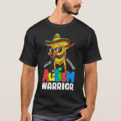 Nacho Gemiddelde Autisme Warrior Dabbing Tacos T-shirt (Voorkant)