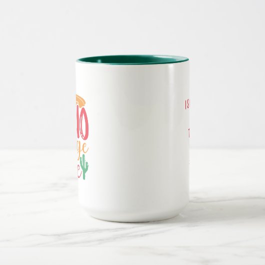 Nacho Gemiddelde Baas Spaans Funny Wedding Names Mok (Midden)