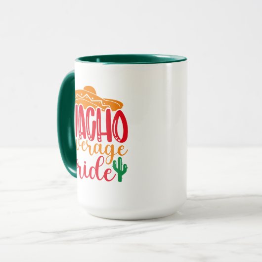 Nacho Gemiddelde Baas Spaans Funny Wedding Names Mok (Voorkant links)