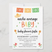 Nacho Gemiddelde Baby Fiesta Baby shower Uitnodigi Kaart (Voorkant)