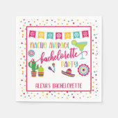 Nacho Gemiddelde Bachelorette Feest Servet - Wh (Voorkant)