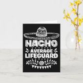 Nacho Gemiddelde Badmeester Fun Gift Cinco De Mayo Kaart (Gele Bloem)