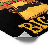Nacho Gemiddelde Big Bro Brother Sibling Cinco de Poster (Hoek)
