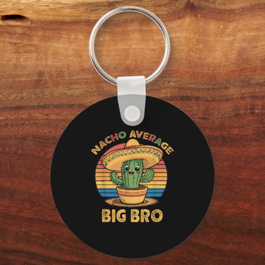 Nacho Gemiddelde Big Bro Matching Mexicaanse Cinco Sleutelhanger (Voorkant)